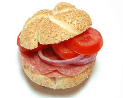 Hard Salami Sandwich